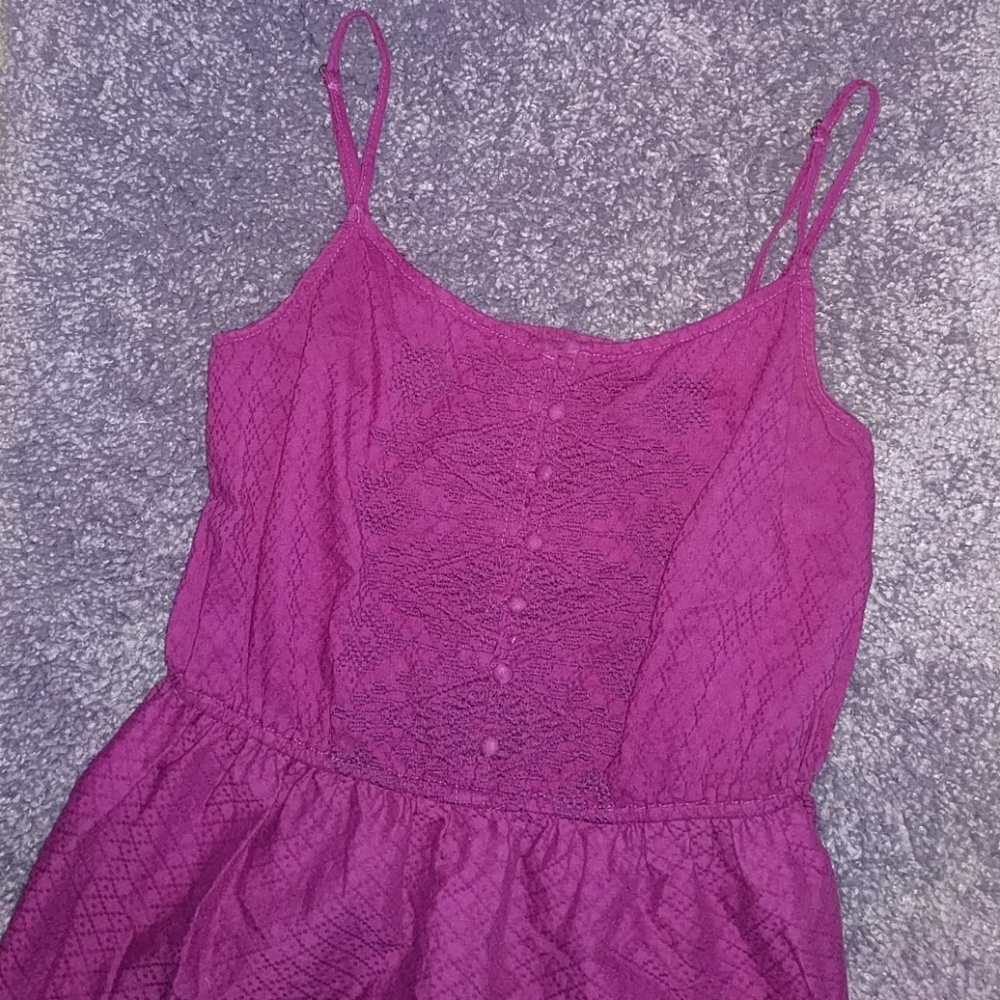Arizona Jean Purple Peplum Top